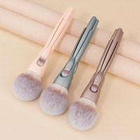 Nouvel ensemble de 4 pinceaux de maquillage magnétiques pour le visage et les yeux, pratique pour les voyages, avec poils en fibres synthétiques