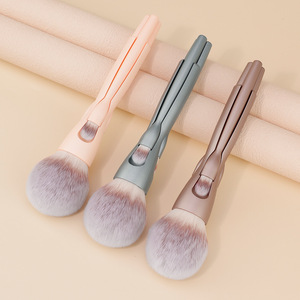 Nouvel ensemble de 4 pinceaux de maquillage magnétiques pour le visage et les yeux, pratique pour les voyages, avec poils en fibres synthétiques - Product Image 2