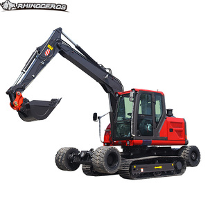 حفارة زاحفة بعجلات من مصنع راينو بسعة 8 طن و9 طن و10 طن، حفارة زاحفة X9 مع محرك يانمار للبيع بسعر المصنع - Product Image 2