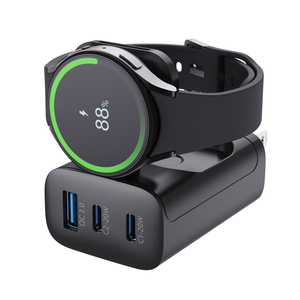 <span class=keywords><strong>Chargeur</strong></span> sans fil 4-en-1 à charge rapide avec certificats internationaux, chargeurs intelligents pour montres connectées 43W Max et téléphones mobiles - Product Image 1