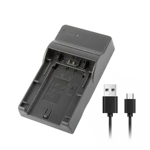 شاحن USB أحادي BP110 مع مؤشر ضوئي شاحن بطارية لكانون HF 20 R26 R28 R200 R206 كاميرات