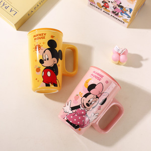 Tazza in Ceramica Mickey & Amici 500ml, Grande Capacità, Tazza da Caffè Dritta, Simpatica Tazza per Acqua con <span class=keywords><strong>Cartoni</strong></span> <span class=keywords><strong>Animati</strong></span> per Ufficio e Casa - Product Image 3