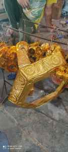 Candelero de Metal de latón dorado Manorah, pieza central para decoración de boda o fiesta, otros candelabros, linternas y tarros de velas - Product Image 6