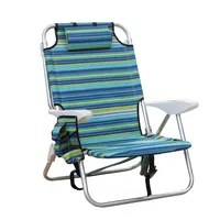 야외 휴대용 접는 캠핑 금속 비치 의자 알루미늄 접이식 경량 캠핑 의자