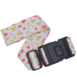 <span class=keywords><strong>Sangle</strong></span> de bagage personnalisée en polyester 5*180 CM avec serrure à <span class=keywords><strong>code</strong></span> pour <span class=keywords><strong>valise</strong></span>, <span class=keywords><strong>sangle</strong></span> de bagage réglable fixe avec serrure à <span class=keywords><strong>code</strong></span> - Product Image 3