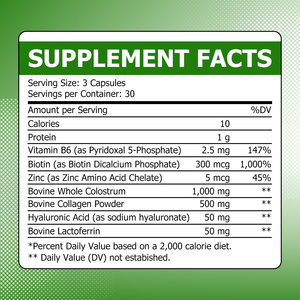 Cápsulas Vegetales de Marca Privada OEM ODM con Proteínas e Inmunoglobulinas que Protegen el Cuero Cabelludo y Reducen la Apariencia de Líneas Finas y Arrugas - Product Image 2