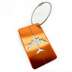 Thẻ Cá Nhân Hóa Tên Trống Số Lượng Lớn Với Logo Máy Bay Thẻ Du Lịch Kim Loại Và Thẻ Hành Lý Phụ Kiện Nhôm Anot Hóa - Product Image 4