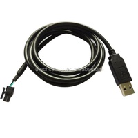 Cable Convertidor USB a RS232 Personalizado con Terminales RX/TX/GND