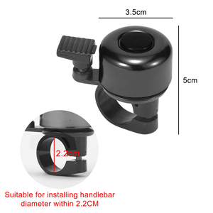Alarme de sécurité pour vélo de montagne en aluminium, sonnette pour guidon de vélo, accessoires de cyclisme - Product Image 4
