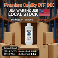 Tinta DTF Premium Blanca por Caja, Tinta de Pigmento a Base de Agua para Impresora de Inyección de Tinta, para Impresión DTF, Disponible en Almacén Local en EE. UU.