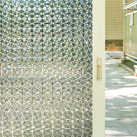 Fenster-Sichtschutzfolie, 3D-Regenbogen-Hotel-Fensterfolie, statische Prisma-Aufkleber, PVC, explosionsgeschützt, für Glastüren, Küche, dekorativ