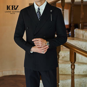 Costume deux pièces de couleur unie pour hommes avec manteau et <span class=keywords><strong>pantalon</strong></span> Tissu de <span class=keywords><strong>haute</strong></span> qualité de grande <span class=keywords><strong>taille</strong></span> pour vêtements de cérémonie directement du fournisseur - Product Image 5