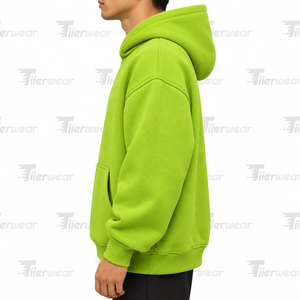 Sudadera con capucha extragrande para hombre, de forro polar lavado a la piedra, estilo urbano de manga larga, corte holgado y extragrande para un look retro - Product Image 3