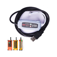 Control Remoto Industrial por Radio, Receptor Inalámbrico USB RF, Control Remoto para Grúa con Cable USB