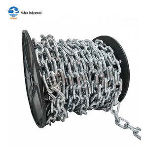 Cadena de eslabones rectos HIDEA SUS304/316/316L <span class=keywords><strong>DIN</strong></span> 766 / <span class=keywords><strong>DIN</strong></span> <span class=keywords><strong>5685A</strong></span>/cadena de eslabones de acero inoxidable estándar japonés y coreano - Product Image 1