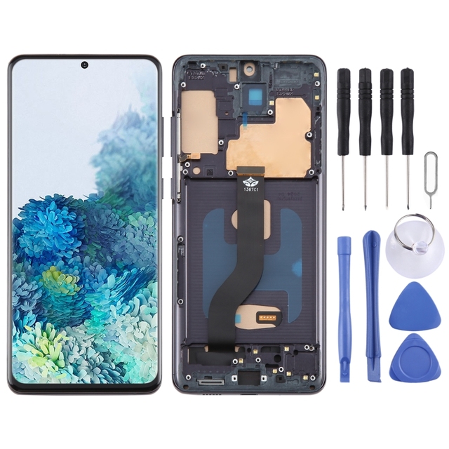 Best Selling for Samsung Galaxy S20+ SM-G985 TFT LCD Screen Digitizer Full Assembly with Frame