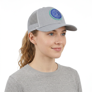 Port Boise Produce Co Trucker Cap Gray Mesh Adjustable Unisex Casual <b>Hat</b> 3D Embroidery Common Front Panel Spring <b>Summer</b> - Product Image 3