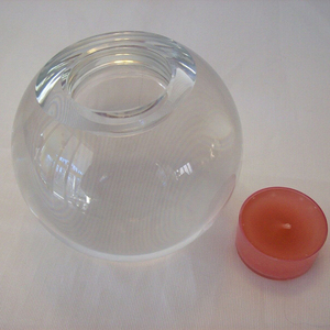 MH-1566 Pha Lê Rắn Trong Suốt Quả Cầu Thủy Tinh Quả Cầu Trà Ánh Sáng Nến - Product Image 3