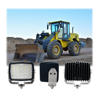 Vente chaude Emark 100W épaissi conception carrée de lumière de travail de LED pour l'éclairage extérieur automatique de bulldozers d'excavatrices