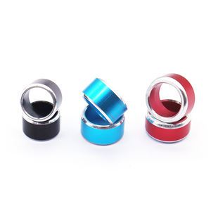 New Bounded aluminium <span class=keywords><strong>Bird</strong></span> <span class=keywords><strong>Leg</strong></span> <span class=keywords><strong>Bands</strong></span> Straight 4-9 MM anello in metallo spesso personalizzato per piccioni di pollo pappagalli fascia per piedi in alluminio - Product Image 1