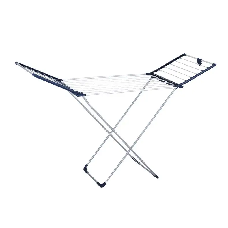 Hot Sale Aluminum Laundry Movable Type Home Metal Custom Stand Indoor Coat Clothes Dress Foldable Drying Rack