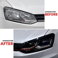 Phares LED pour Volkswagen POLO 2011-2018, Lampes Avant, Amélioration des Accessoires VW Polo GTI, Phare de Voiture VW