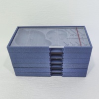 Outils et pièces de montre-bracelet petites boîtes de rangement en plastique avec plateaux de placement de pièces cadrans d'aiguilles de montre pour l'organisation