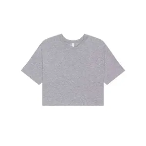 <b>T</b>-<b>shirt</b> Womens Jersey <b>Crop</b> Tee custom merchandising - Product Image 3