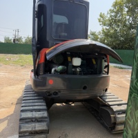 Machinerie d'occasion - Mini-excavatrice U55 de 5,5 tonnes, excavatrice hydraulique sur chenilles avec chenilles en caoutchouc pour travaux d'aménagement paysager et de construction, en stock