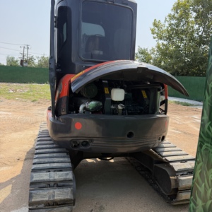Machinerie d'occasion - Mini-excavatrice U55 de 5,5 tonnes, excavatrice hydraulique sur chenilles avec chenilles en caoutchouc pour travaux d'aménagement paysager et de construction, en stock - Product Image 6
