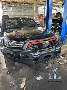 กันชนหน้าเหล็ก4x4กันชนรถสำหรับ Toyota HILUX vigo Revo D-MAX Prado150 LC79 Ranger T8 MAZDA <span class=keywords><strong>BT50</strong></span> NP300 - Product Image 6