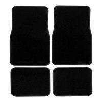 RSPOF Ensemble complet de tapis de voiture en fibre optique Starlight en tissu personnalisé 4 pièces Tapis de sol universels en fibre optique Star Light pour voiture