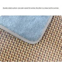Lit pour chat en tissu chaud d'hiver, best-seller transfrontalier, amovible, lavable, pliable, semi-fermé, double couche
