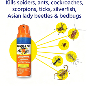 Potente Aerosol <span class=keywords><strong>Insecticida</strong></span> Multiusos, Eliminador Rápido de <span class=keywords><strong>Cucarachas</strong></span>, Hormigas y Moscas - Product Image 2