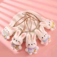 Porte-clés Lapin 3D en Peluche Mignon Kawaii Ultra Doux, Couleurs Personnalisables, Écologique, Accessoire de Sac Adorable – Meilleure Vente