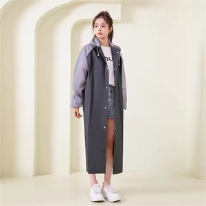 Impermeable para Exteriores, Poncho Grueso para Adultos, Impermeable Largo con Capucha para Hombres y Mujeres, Chaqueta Impermeable para Viajes, Campamentos, Pesca - Product Image 4