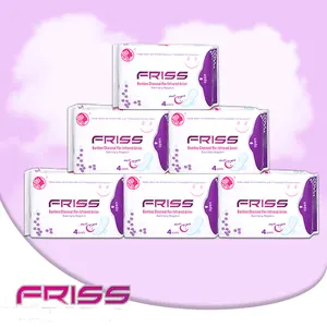 Sanitary napkin ultra thin 400mm OEM Brand logo design regular period pad for women Low MOQ day using sanirary pad