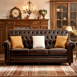 طقم أريكة خشبية E2335 (مقعد فردي/مقعد مزدوج/ثلاثي المقاعد) تصميم عصري أنيق للفنادق والشقق وغرف المعيشة وغرف الضيوف والشقق الفندقية - Product Image 2