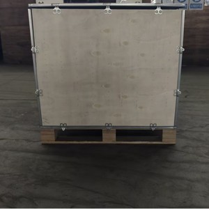 Zhongtu Steel Strapped Plywood <b>Crate</b> 520x470x420mm Fumigation Free Snap Lock Foldable Equipment Transport <b>Box</b> - Product Image 4