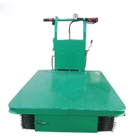 Chariot électrique inclinable automatique en aluminium, pour vergers, usage de chantier, chariot à main