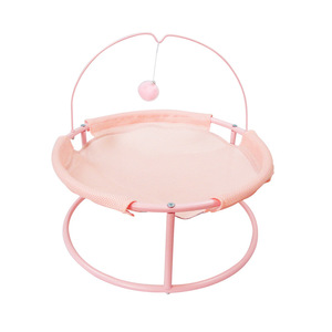 독립형 고양이 수면 해먹 침대 전체 세척 안정 개 애완 동물 해먹 침대 실내 냉각 높은 고양이 침대 - Product Image 1