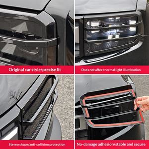 Aksesoris Modifikasi Tampilan Bingkai Lampu Depan Belakang Cover Lampu Belakang Freeman untuk Jetour Shanhai T2 Generasi Pertama - Product Image 4