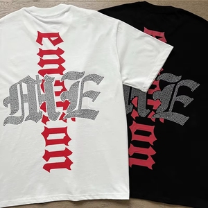 T-shirt estiva da uomo di alta qualità 100% <span class=keywords><strong>cotone</strong></span> con stampa grafica alla moda a maniche corte - Hot MIXED EMOTION - Product Image 4