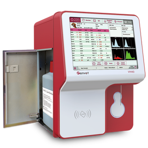 محلل أمراض الدم البيطري VH40 جينفيت ، جهاز تحليل الدم الحيواني 4 أجزاء أوتوماتيكي ، معدات مختبر بيطرية عالية الدقة - Product Image 6