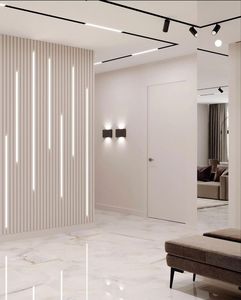 Pannelli Acustici in <span class=keywords><strong>Legno</strong></span> con Strisce LED Insonorizzanti per Decorazione Casa, Vendita Calda in America - Product Image 3