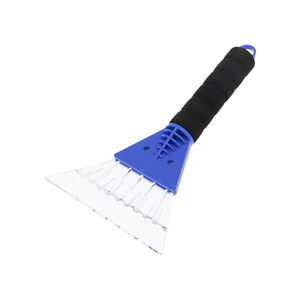 Ice Scraper Plastic Blue EVA Handle Car Snow Removal Tool - Product Image 2