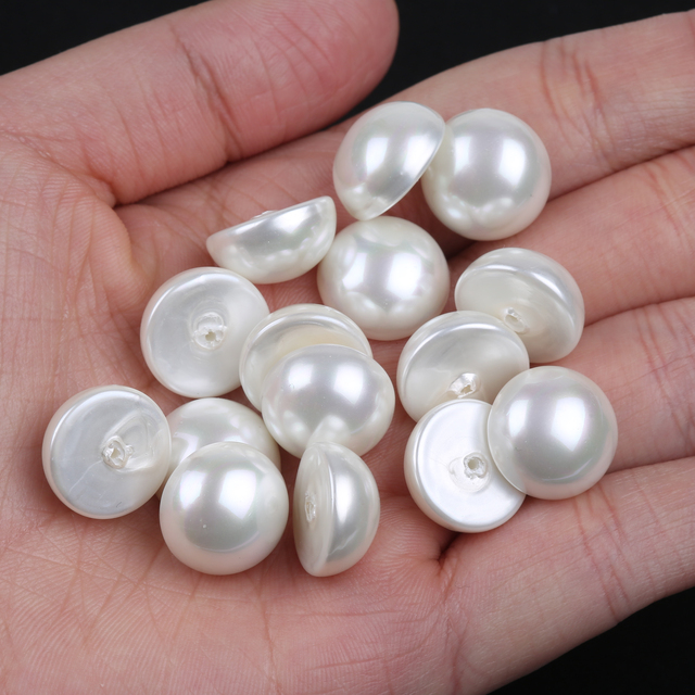 16mm Wholesale High Quality Shell Pearl Beads Button Half Round Pearl