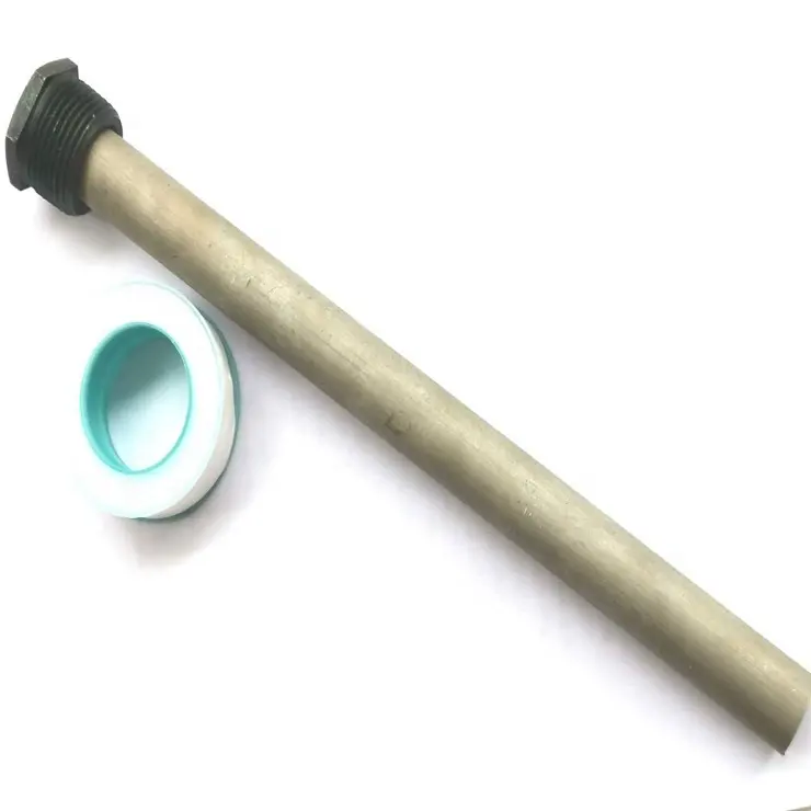 cast and extruded magnesium anode rod for water heater