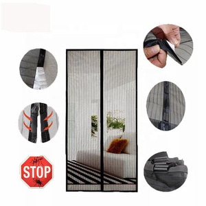 Facile installare silenzioso porta porta porta porta <span class=keywords><strong>tenda</strong></span> magnetica amichevole per gli animali domestici si adatta porte fino a 47 "x 83" - Product Image 3
