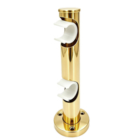 Supports de tringle à rideau en fer en gros, simples ou doubles, durables, électroplaqués et thermolaqués, directement de l'usine, plusieurs tailles disponibles